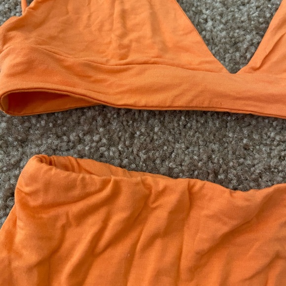 Naked Wardrobe Orange Two Piece Dress - Picture 3 of 6